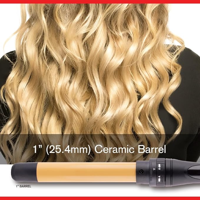 CHI Interchangeable Curling Wand 3 Barrel Attachments For Versatile Curls 0.5-1.25 Inverted Tapered Barrel 1 &amp 1.5 Barrel