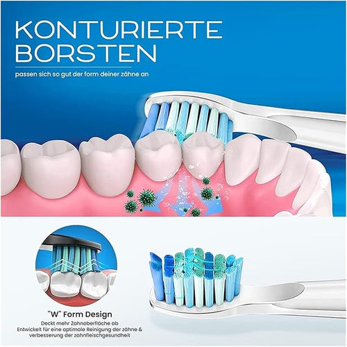 20 Pcs Toothbrush HeadCompatible for Fairywill Sonic FW-507/508/515/551/917/959/2011/D1/D3/D7(20 PCS White)