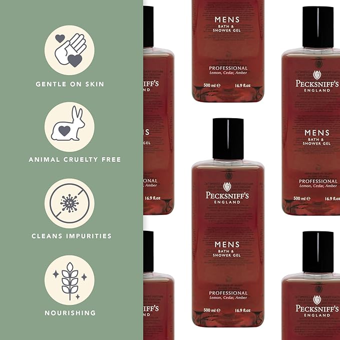 Pecksniff's 500ml Bath &amp Shower Gel (MENS) Professional
