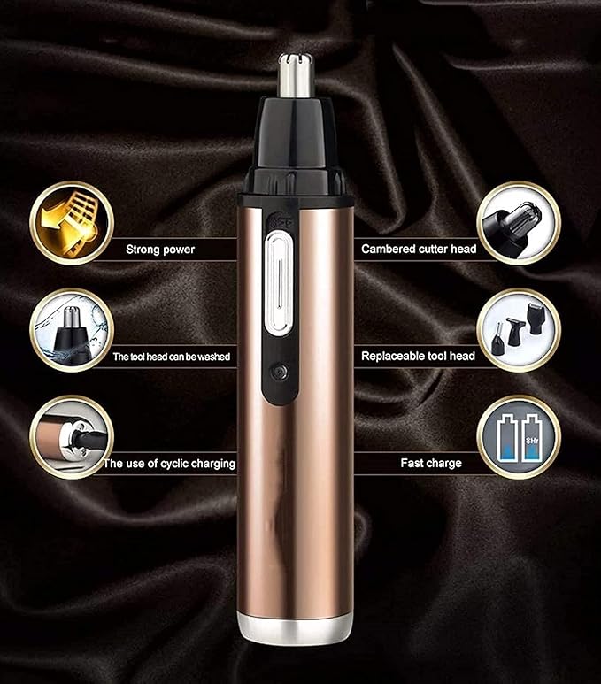 Ear and Nose Hair Trimmer Clipper - Professional Eyebrow &amp Facial Hair Trimmer for Men Women Trimmer with Waterproof Easy Cleansing