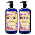 Dr Teal's Honey Blossom Body Wash with Manuka Honey Magnesium and Essential Oils Limited Edition 24 FL OZ 2 Pack