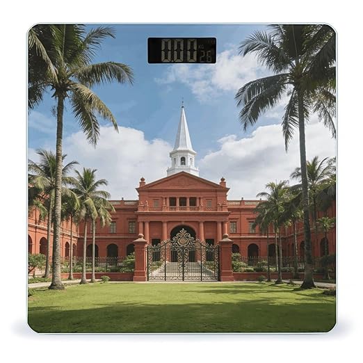 Istana Smart Scale for Body Weight Digital Bathroom Scale Toughened Glass Weight Scale with Large LCD Backlight Display High Precision Scales Weighing Machine