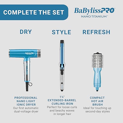 BaBylissPRO 1 1/4 Digital Ionic Flat Iron Hair Straightener Shorter Plates