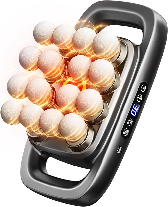 Upgraded 16 Head Massage Gun Set Deep Tissue Percussion Massager 16-Drive Back Muscle Massager with 3 Modes &amp 30 Intensities for Thighs Arms Waist Back
