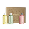 Molton Brown Floral &amp Green Body Wash Gift Set for Women - Trio of 10 fl. oz. Bath &amp Shower Gel Luxury Scented Body Care Beauty Set Mothers Day