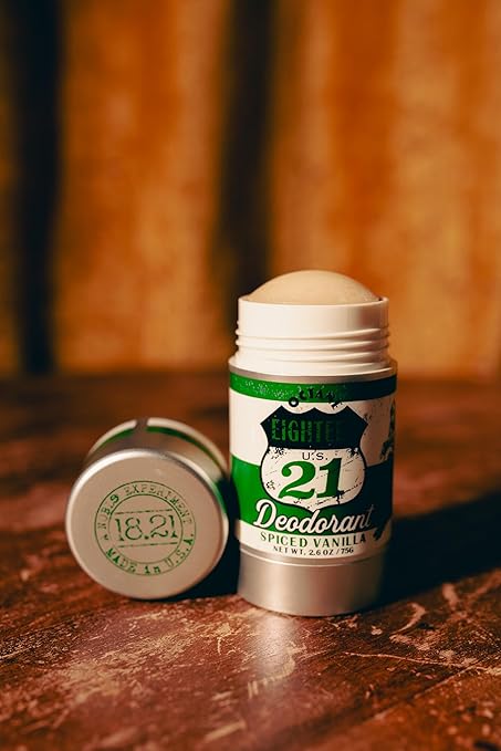 18.21 Man Made Long-Lasting Deodorant for Men All-Day Protection Odor Control and Skin-Soothing Formula with a Bold Masculine Scent
