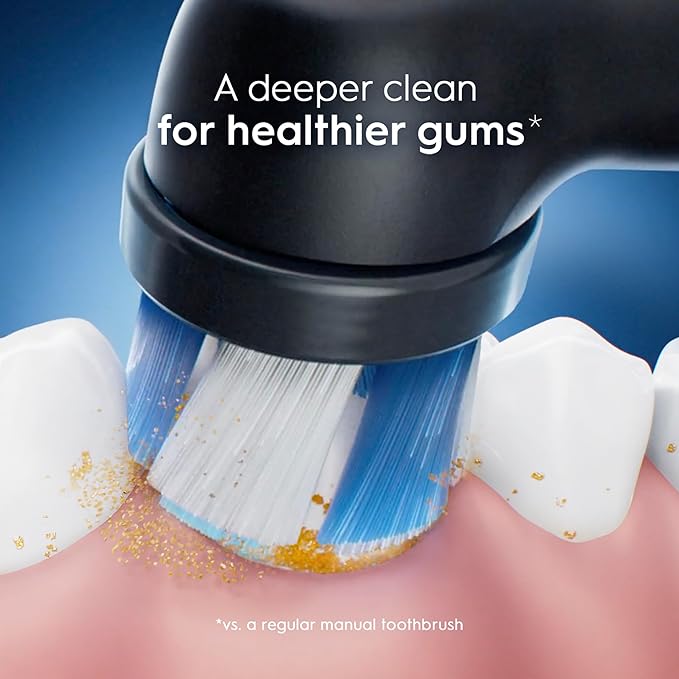 Oral-B iO Series Ultimate Clean Electric Toothbrush Replacement Brush Heads for an Oral-B Electric Toothbrush 2 Count Black