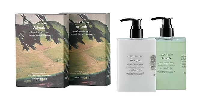Artemis Body Care Set | Herbal Scented Body Wash &amp Moisturizing Cream | Nourishing Duo for Daily Use | 2-Piece Gift Set