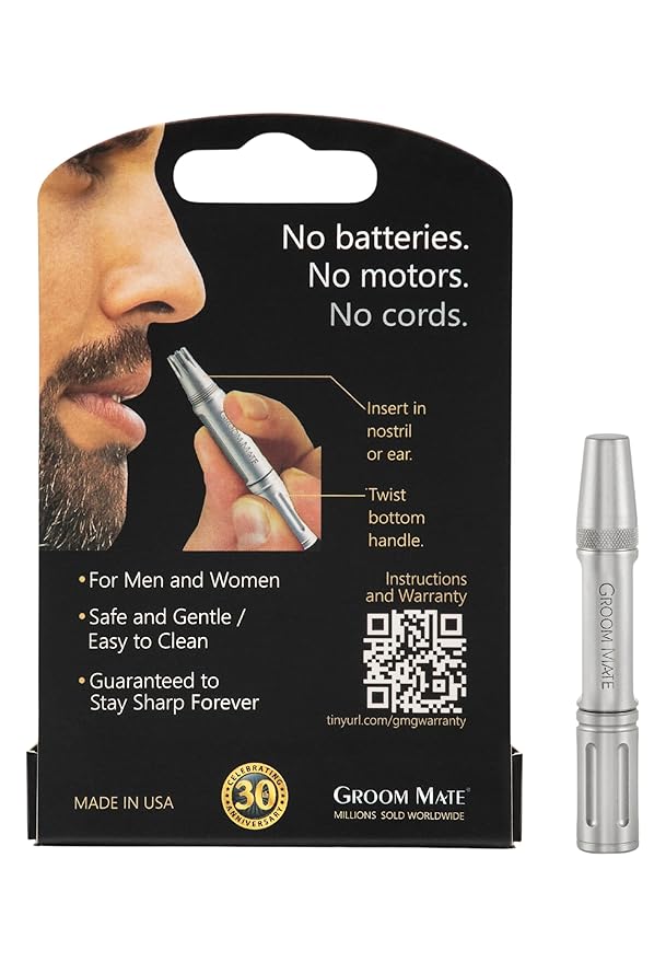 Platinum XL Professional Nasal &amp Ear Hair Trimmer Made in USA