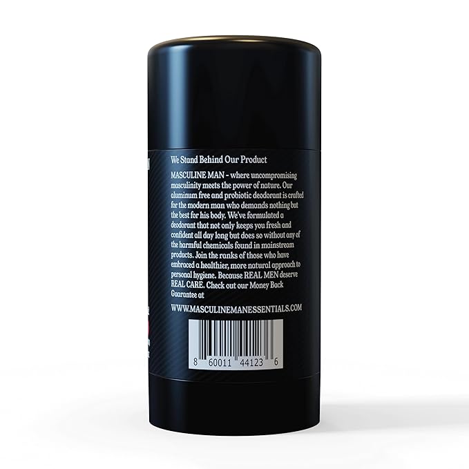 Deodorant for Men - Aluminum Free Mens Deodorant - Natural Deodorants - Sweat Protection for Underarm - Stain-Free Stick Deodorants - Made in USA 3.2oz (Pack of 4 The Box)