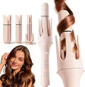 Automatic Curling Iron Rotating – 3-in-1 Self Curling Hair Curler with 3 Barrel Sizes for Loose Waves to Tight Curls Negative Ion Ceramic Anti-Tangle &amp Fast Heating Safe Styling for All Hair Ty