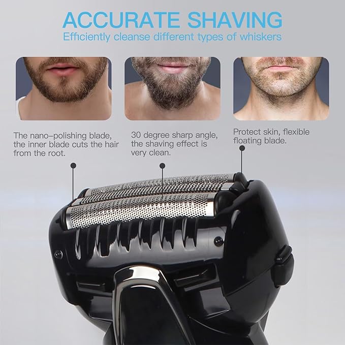 Upgraded Hypoallergenic for Panasonic WES9025PC Replacement - Foil &amp Blade Set for ES-LA63AA ES-LA93-K A-RC4 Shavers
