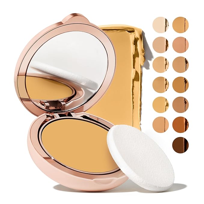 Toty by Sofia Vergara - Ilumina CC Creamy Compact SPF 50+ Mineral Broad Spectrum Sunscreen for Face - Tinted Blurring Balm SPF- Matte Light Coverage - Water &amp Sweat Resistant - All Skin Types - 2