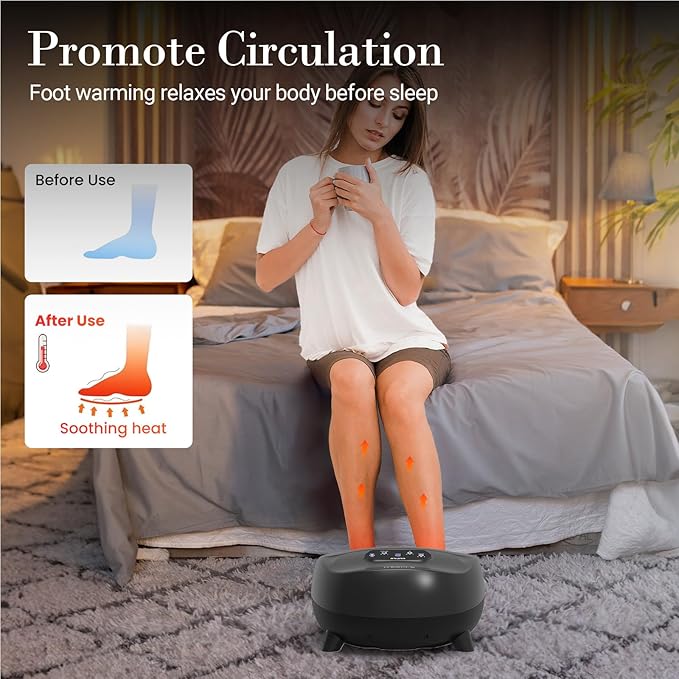 Foot Massager for Plantar Fasciitis Back Massager Chair Pad