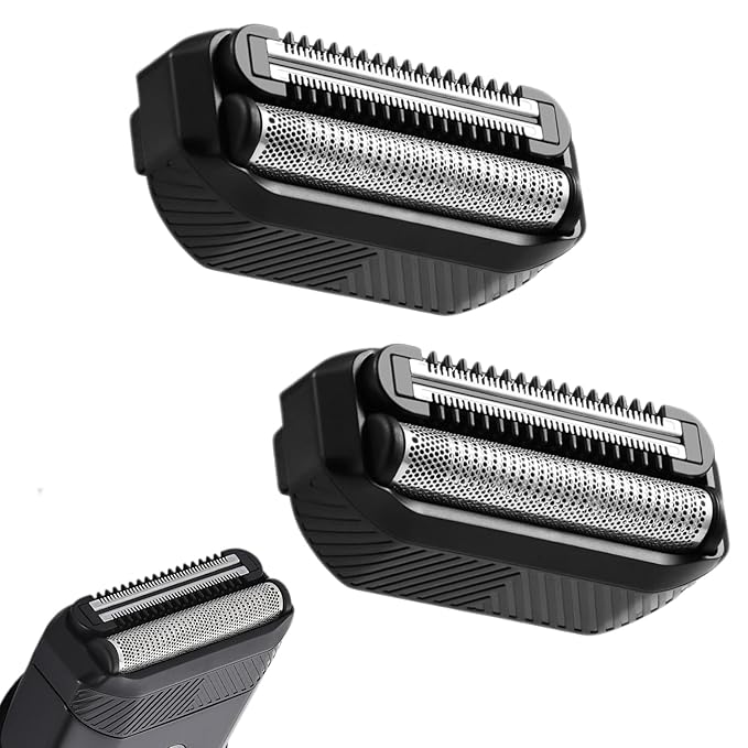 Replacement Foil Blade Compatible with MANSCAPED The HandymanFoil Blades for Portable Men’s Travel Facial Hair Groomer(2Pack）