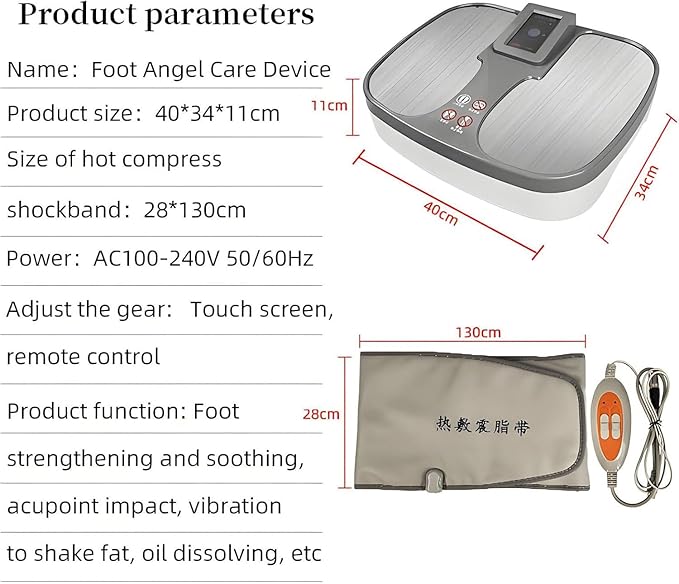 Tera-Hertz Foot Massager - Professional Physiotherapy Machine for Pain Relief and Ultimate Relaxation Effective Fatigue Recovery for Your Feet and Body