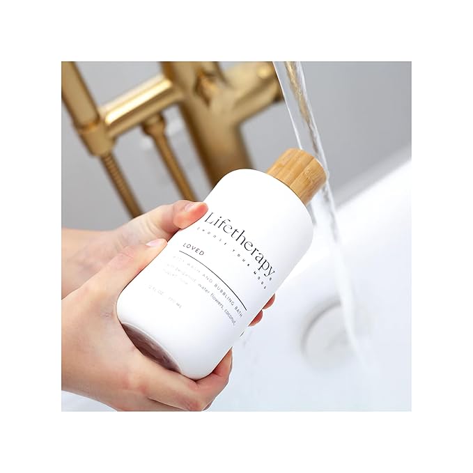 Lifetherapy 3-in-1 Body Wash Bubble Bath &amp Hand Wash – Loved | Clean Skin-Loving Formula | Vegan &amp Gluten Free | Nourishing &amp Revitalizing | Free From Parabens Sulfates &amp Phthalates