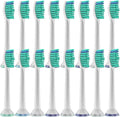12/16pcs Toothbrush HeadsCompatible for PhilipsElectric Brush 1100 2100 4100 4300 5100 5300 6100 6500 Etc(16pcs)