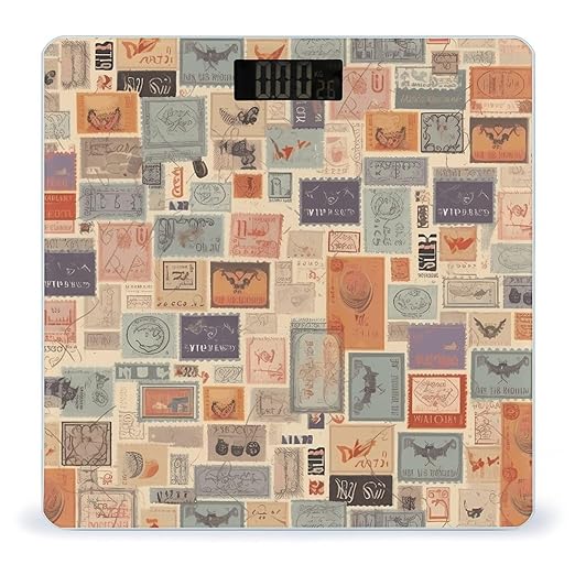 Postal Stationery Weight Scale Large Bathroom Scales Digital Weight with Bright LED Display Non Slip Automatic Weighing Scale Fashion Weighing Machine for Body