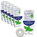 Eco-Dent GentleFloss Dental Floss Waxed Mint - Floss with Vegan Plant-Based Wax Recyclable Cardboard Packaging 100 Yds Ea (Pack of 6)