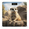 Meerkat Animal Bathroom Scale Ultra-Bright Liquid Crystal Screen Weight Scale Accurate Bathroom Body Scales for Body Weight Bathroom Pet Home Bedroom Gift-Giving