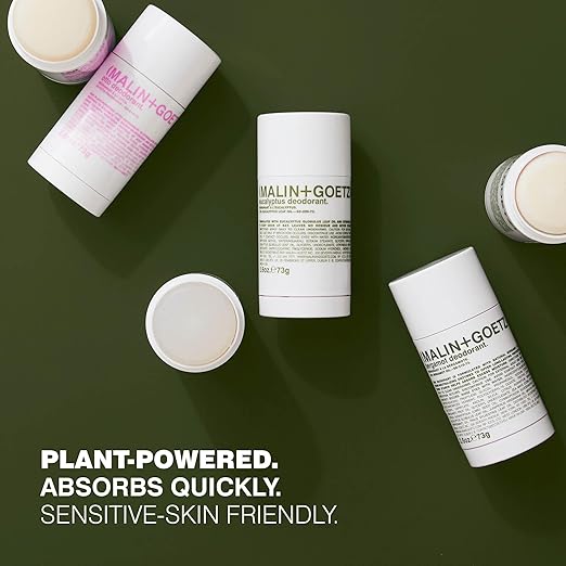 MALIN+GOETZ Deodorant | Eucalyptus Bergamot Otto Scents | Aluminum-Free Residue-Free Refreshing Gel Stick Formula | Vegan &amp Cruelty-Free (2.6oz &amp 1oz Sizes)