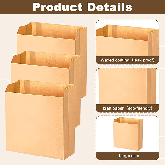 500 PCS 7.5×10in Feminine Hygiene Liner Bags Waxed Sanitary Napkin Disposal Bags Commercial Kraft Waxed Paper Bag Feminine Hygiene Disposal Bag