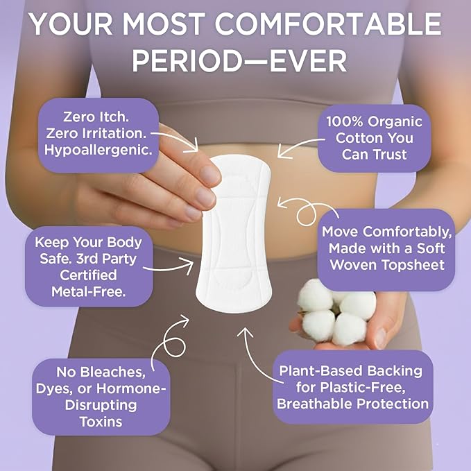 Organic Cotton Tampons &amp Pantyliners Feminine Care Bundle