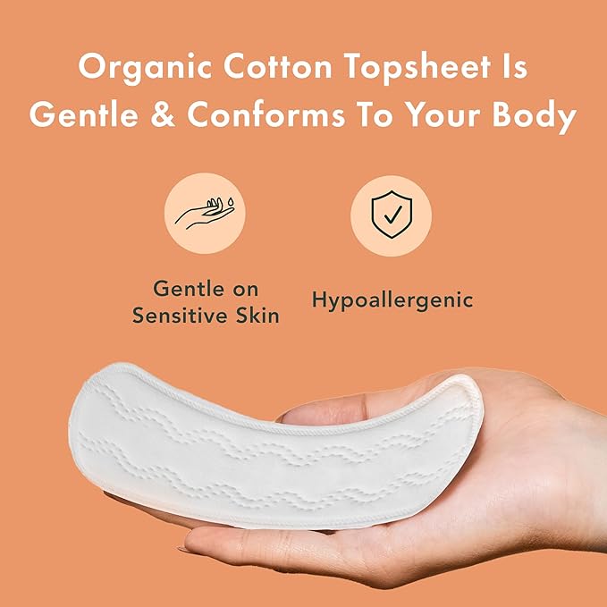 Rael Bundle - Organic Cotton Cover Panty Liners (Regular 44 Count) &amp Hormone Balance Supplement for Women Fertility &amp Ovarian Support (30 Day Supply)