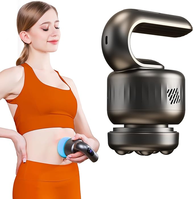 Massage Gun -Handheld Muscle Massager Tools Back and Neck Massager for Pain Relief Deep Tissue 5 Speeds &amp 3 Massage Heads - Gifts for Women Father Mother FriendsSisters
