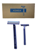 720 Pcs Disposable Twin Blade Razors with Safety Cap Stainless Steel Blades