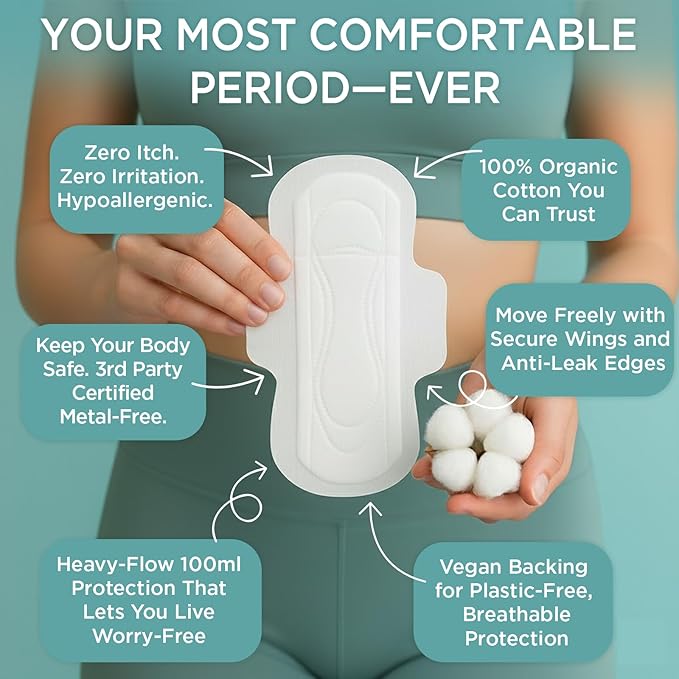 Organic Cotton Tampons &amp Pads Feminine Care Bundle