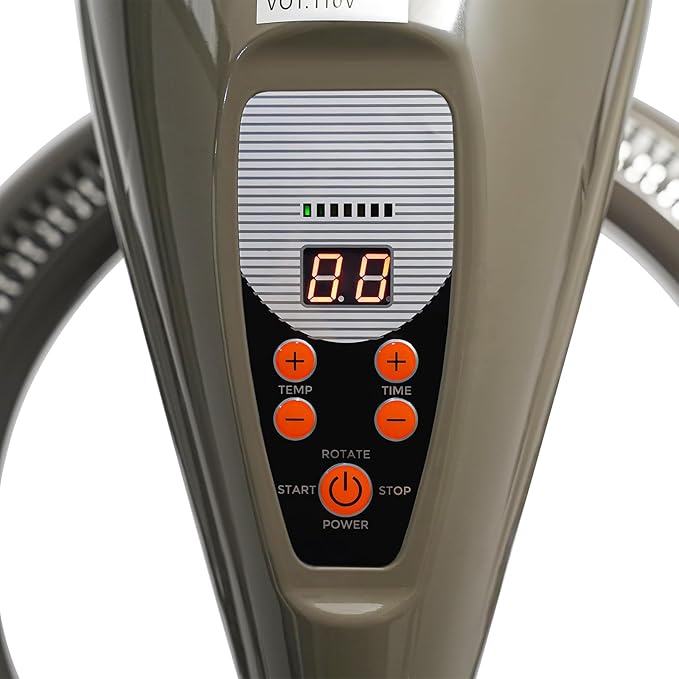 360° Infrared Heating Stand Salon Hair Dryer Professional Hair Dryer Color Dyeing and Oiling Machine with Adjustable Height (61-70) 950W Salons Drying Perming Equipment for Home/Salon Use (Gray)