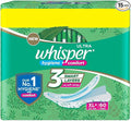 Whisper Ultra Clean Sanitary Pads for Women XL Plus Pack of 60 Napkins