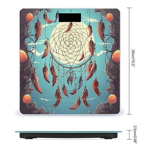 Catch Dream Net Smart Scale for Body Weight Accurate Bathroom Scale with LED Display Digital Weight Scales Weighing Machine High Precision Scales for Bath Home