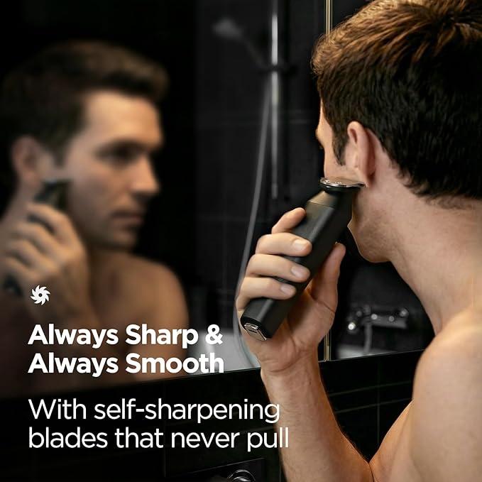Yineel HC600 Beard Trimmer for Men All-in-One Cordless Grooming Kit Waterproof Electric Razor &amp Hair Clipper for Face Mustache Body Nose Hair Trimming Precision Blades Gifts for Men Barber