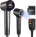 Hair Dryer Ionic Hair Dryers for Women/Man110 000 RPM Professional HD Display High-Speed Blow Dryer Fast Drying Cool&ampHot Air Hair Dryer400 Million Plasma Low Noise Hairdryer with Magnetic Noz