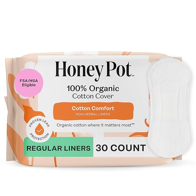 The Honey Pot Company - Sensitive Feminine Wash Wipes &amp Liners Bundle - Herbal Infused Natural Hygiene Wash &amp Wipes - Non-Herbal Everyday Liners - Sanitary Pads for Women - Feminine Care