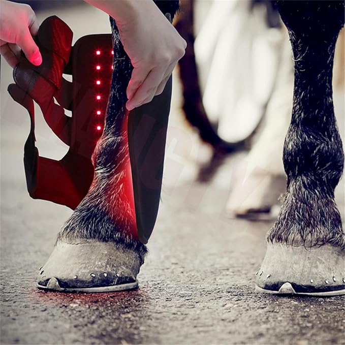 Red Light Therapy Device for Horse Leg Pain | Near Infrared Therapy Wrap for Horses | Alleviate Pain from Exercise ()
