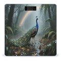Forest Peacock Weight Scale Cute Bathroom Scale for Body Highly Accurate Digital Weighing Machine for People Compact LCD Display Scales with Sturdy Toughened Glass Scales