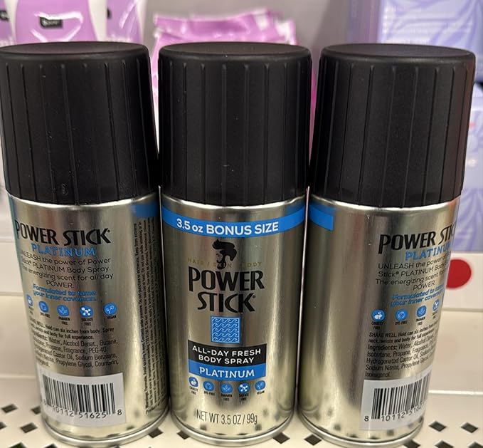 Power Stick All Day Fresh Body Spray Platinum