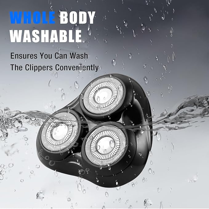 Rotary Replacement Shaver HeadCompatible with Remington Shaver SeriesforR3R4R5R6R7R8SP-3141 and SP-5161 Foils (Black-1 PC)