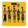 Men's Fashion Automatic Switch Digital Bathroom Weighing Scale Smart Scale Traditional African Women Art