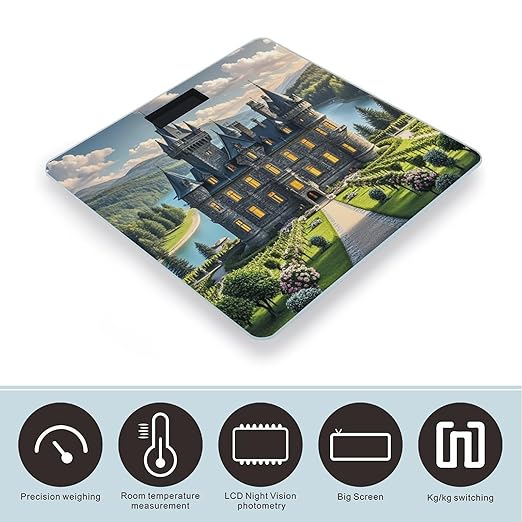 Tower Estate Scale for Body Weight Smart Scales Digital Bathroom Scale High Precision Weighing Scales with Large Display Weighing Machine for People