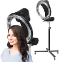 Salon Orbiting Hair DryerStanding Professional Salon Hair Spa Color Processor Plate Heater with Adjustable Timer and Temperature Upright