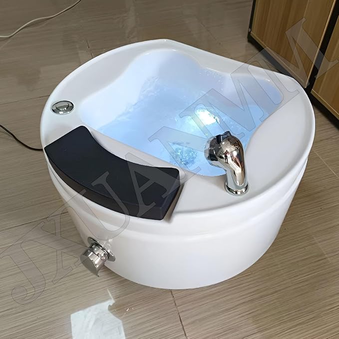 Acrylic Footbath Foot Soak Tub Acrylic Pedicure Sink with Heat and Massage Pedicure Bowl Salon Massage Equipment Home Foot Bath Special for Hotel Foot Bath Club for Foot Soaking H