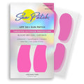 Sun Patch Reusable Sun Screen Silicone Patches For UV Protection &amp Face Sunscreen Sun Face Patches For Sun Exposure UV Shield Silicone Sun Block (1 Pack/4 Pairs) (Pink) (Golf Surf Swim Ski)