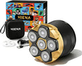 HIENA PRO Head Shaver for Bald Men - 6D Magnetic Rotating Shaver Rechargeable Bald Head Razor Kit Waterproof Electric Razor with LED Display (Gold)