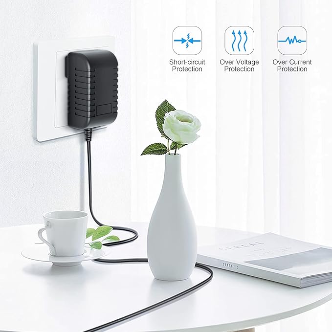 AC/DC Adapter Compatible with HealthOMeter (Health O Meter) Digital Scale Series 522KL 500kl 499KL Digital Pediatric Scale Series Waist High Digital Beam Weight