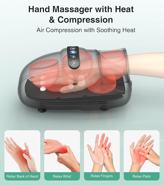 Medcursor Neck Massager and Hand Massager with Heat